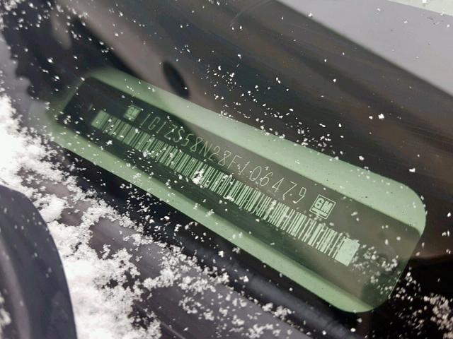 1G1ZS58N28F106479 - 2008 CHEVROLET MALIBU LS WHITE photo 10