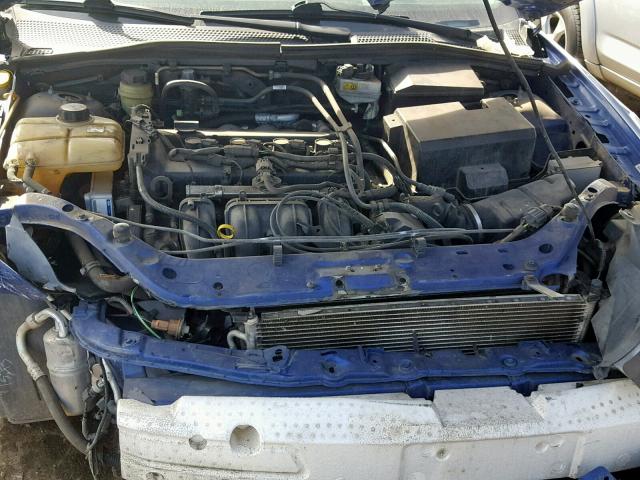 3FAFP31NX5R122296 - 2005 FORD FOCUS ZX3 BLUE photo 7