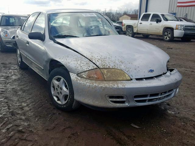 1G1JC524K27211492 - 2002 CHEVROLET CAVALIER B SILVER photo 1