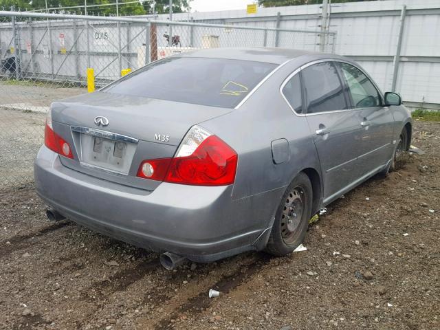 JNKAY01E37M312810 - 2007 INFINITI M35 BASE GRAY photo 4