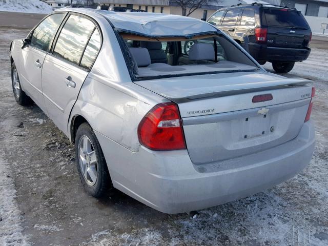 1G1ZT54835F112154 - 2005 CHEVROLET MALIBU LS SILVER photo 3
