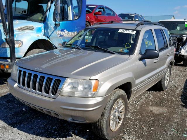 1J4GW58N03C593771 - 2003 JEEP GRAND CHER SILVER photo 2