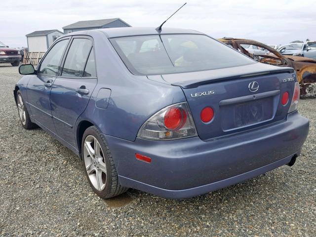 JTHBD192440085355 - 2004 LEXUS IS 300 GRAY photo 3