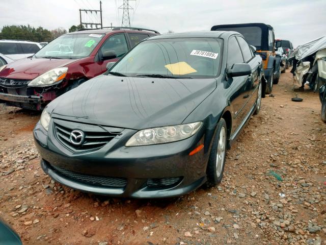 1YVHP80D155M71384 - 2005 MAZDA 6 S GRAY photo 2