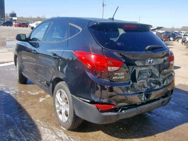 KM8JT3AB9DU785271 - 2013 HYUNDAI TUCSON GL BLACK photo 3