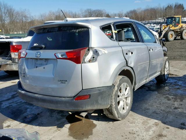 2T3DFREV4FW360823 - 2015 TOYOTA RAV4 LIMIT SILVER photo 4