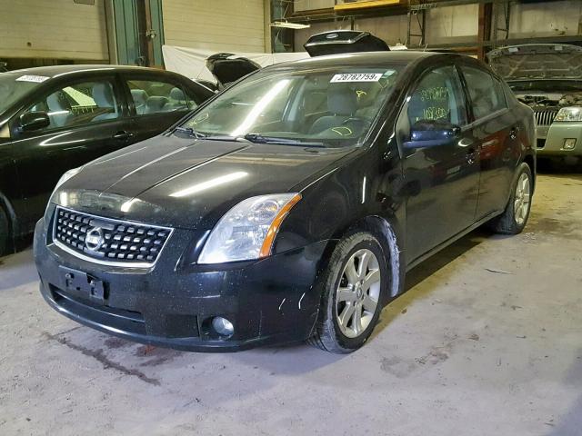 3N1AB61E08L745862 - 2008 NISSAN SENTRA 2.0 BLACK photo 2