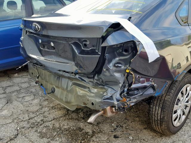 3KPF24AD6KE027338 - 2019 KIA FORTE FE GRAY photo 9