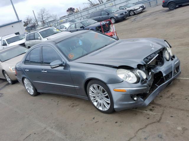 WDBUF90X58B211579 - 2008 MERCEDES-BENZ E 550 4MAT GRAY photo 1