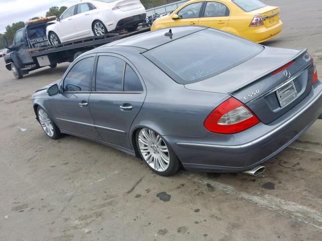 WDBUF90X58B211579 - 2008 MERCEDES-BENZ E 550 4MAT GRAY photo 3