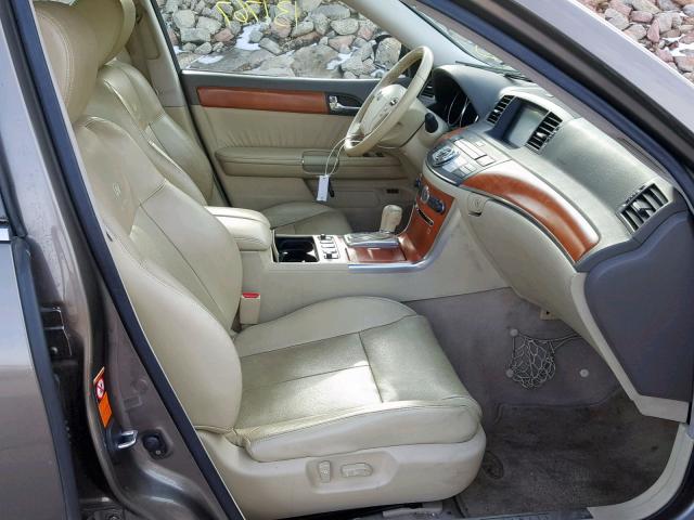 JNKAY01F76M250755 - 2006 INFINITI M35 BASE GRAY photo 5