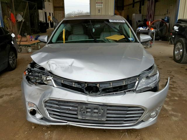 4T1BK1EB1EU123479 - 2014 TOYOTA AVALON BAS SILVER photo 9