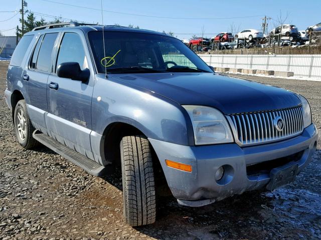 4M2ZU86W72UJ36668 - 2002 MERCURY MOUNTAINEE BLUE photo 1