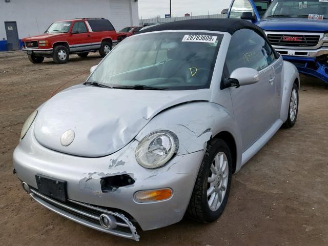 3VWCM31Y74M331472 - 2004 VOLKSWAGEN NEW BEETLE Boz foto 2
