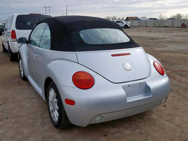 3VWCM31Y74M331472 - 2004 VOLKSWAGEN NEW BEETLE Boz foto 3
