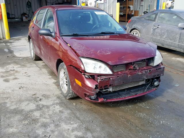 1FAFP37N17W259697 - 2007 FORD FOCUS ZX5 MAROON photo 1