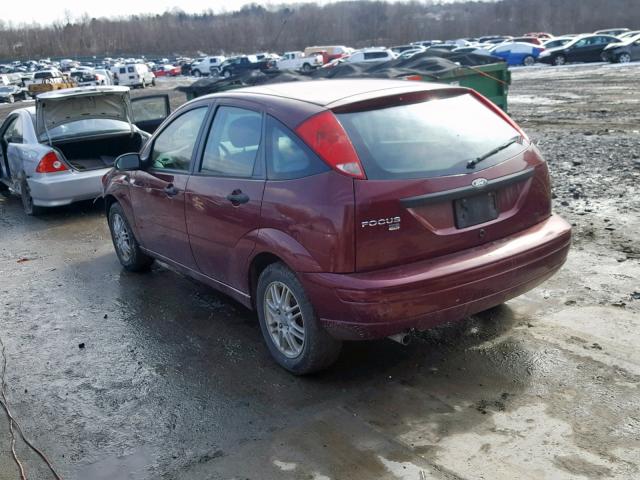 1FAFP37N17W259697 - 2007 FORD FOCUS ZX5 MAROON photo 3