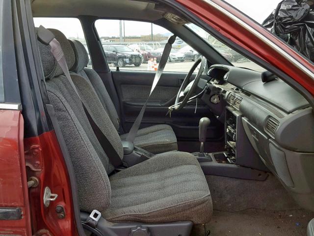 4T1SV21E9LU252841 - 1990 TOYOTA CAMRY DLX 勃艮第红 照片 5