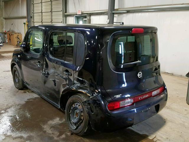 JN8AZ2KR7AT152668 - 2010 NISSAN CUBE BASE BLACK photo 3