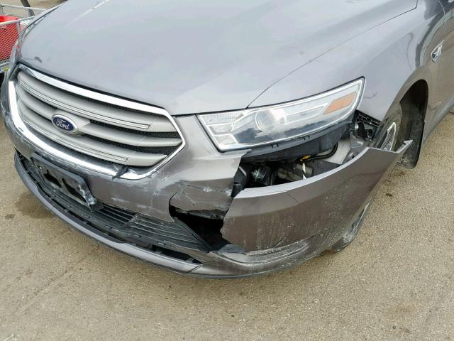 1FAHP2E81EG143469 - 2014 FORD TAURUS SEL GRAY photo 9