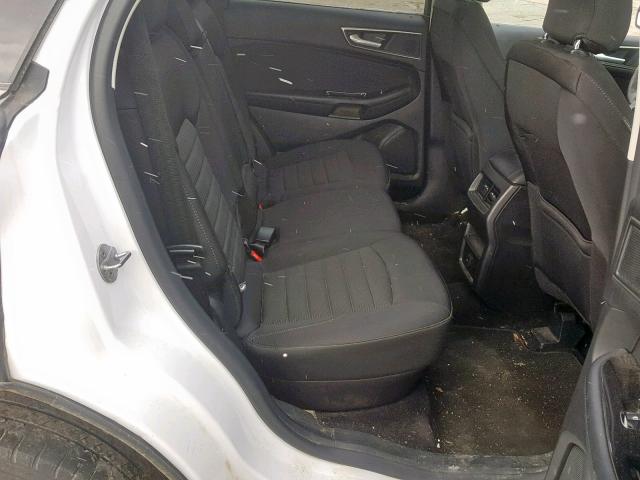 2FMTK4J91FBC38034 - 2015 FORD EDGE SEL WHITE photo 6