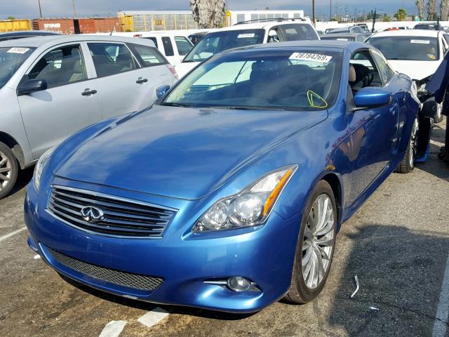 JN1CV6FE1CM203371 - 2012 INFINITI G37 BASE BLUE photo 2