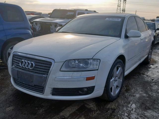 WAUML44E26N019552 - 2006 AUDI A8 L QUATT WHITE photo 2