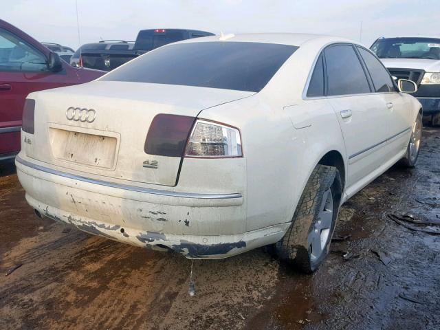 WAUML44E26N019552 - 2006 AUDI A8 L QUATT WHITE photo 4