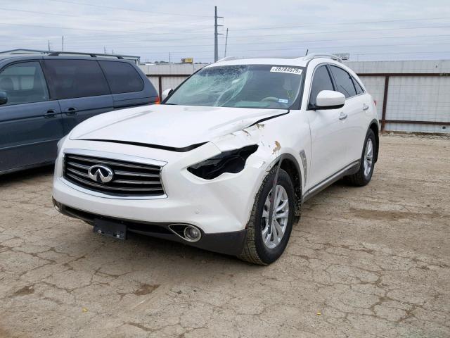 JN8AS1MU7CM120705 - 2012 INFINITI FX35 WHITE photo 2