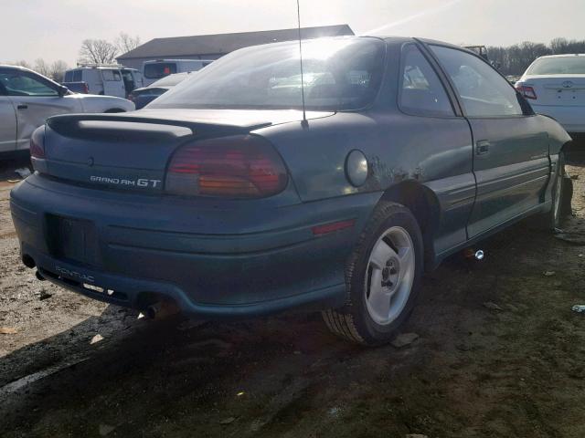 1G2NW12TXWC775435 - 1998 PONTIAC GRAND AM G GREEN photo 4