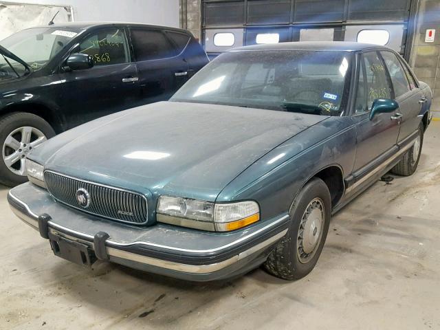 1G4HR53L9PH472328 - 1993 BUICK LESABRE LI GREEN photo 2