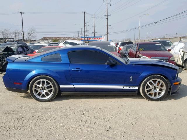 1ZVHT88S985145886 - 2008 FORD MUSTANG SH BLUE photo 10