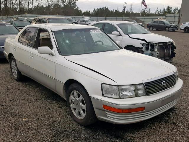 JT8UF11E0R0210237 - 1994 LEXUS LS 400 WHITE photo 1