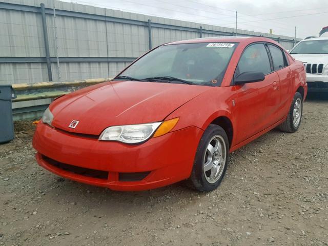 1G8AN15F47Z134339 - 2007 SATURN ION LEVEL RED photo 2