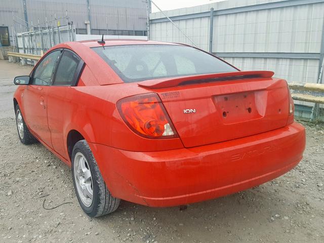 1G8AN15F47Z134339 - 2007 SATURN ION LEVEL RED photo 3