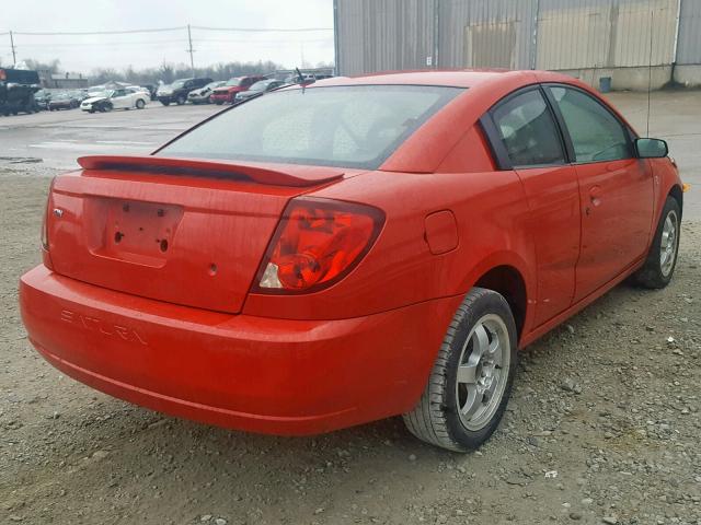 1G8AN15F47Z134339 - 2007 SATURN ION LEVEL RED photo 4