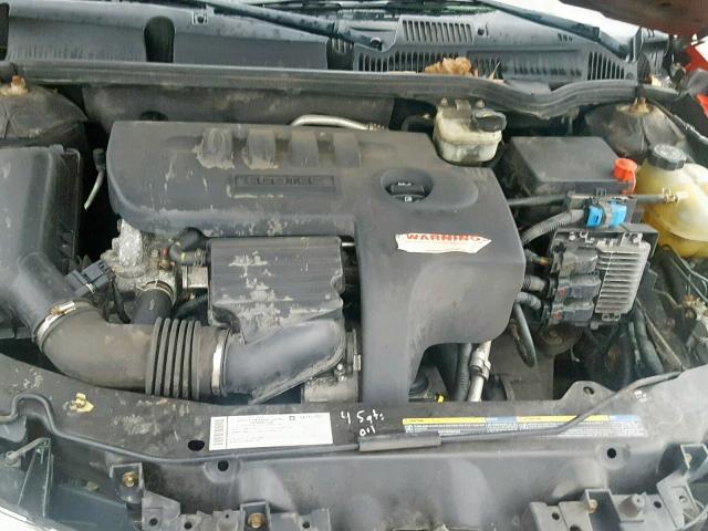 1G8AN15F47Z134339 - 2007 SATURN ION LEVEL RED photo 7