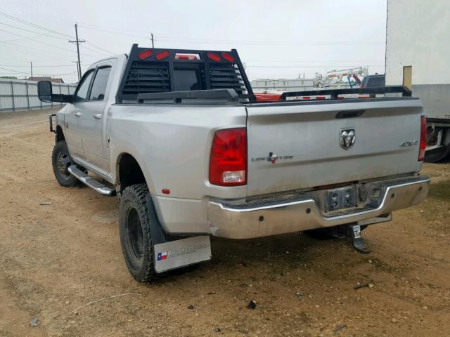 3D73Y4CL7BG636826 - 2011 DODGE RAM 3500 SILVER photo 3