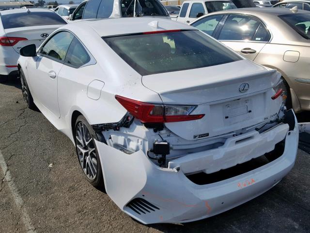 JTHHA5BC6H5005219 - 2017 LEXUS RC 200T WHITE photo 3