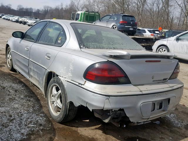 1G2NW52E13M528285 - 2003 PONTIAC GRAND AM G SILVER photo 3