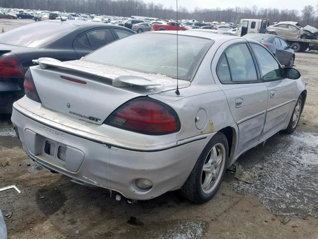 1G2NW52E13M528285 - 2003 PONTIAC GRAND AM G SILVER photo 4