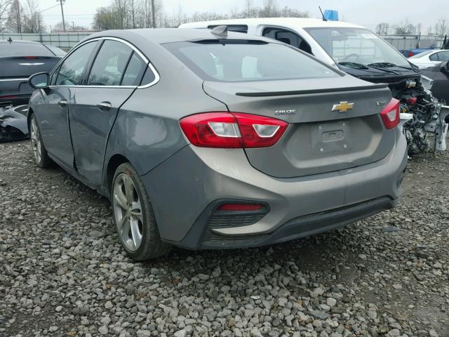 1G1BF5SM0H7133745 - 2017 CHEVROLET CRUZE PREM GRAY photo 3