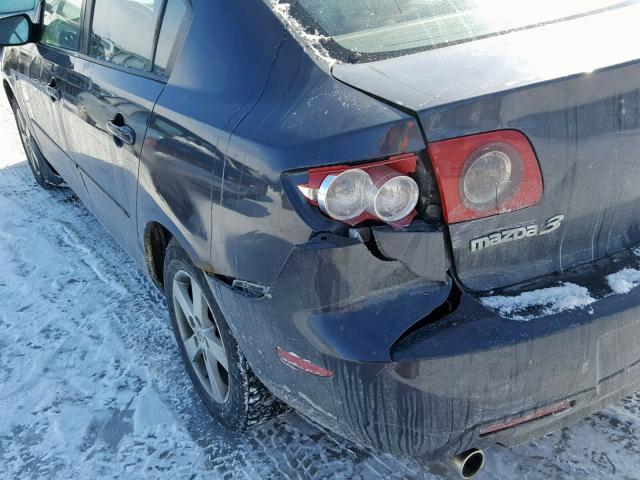 JM1BK12F561542112 - 2006 MAZDA 3 I BLACK photo 9