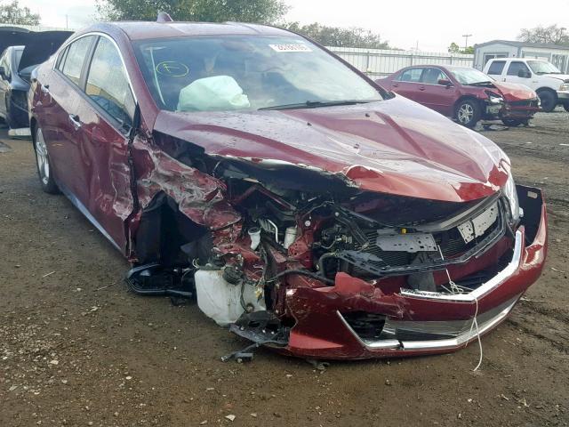 1G1RC6S5XHU107838 - 2017 CHEVROLET VOLT LT RED photo 1