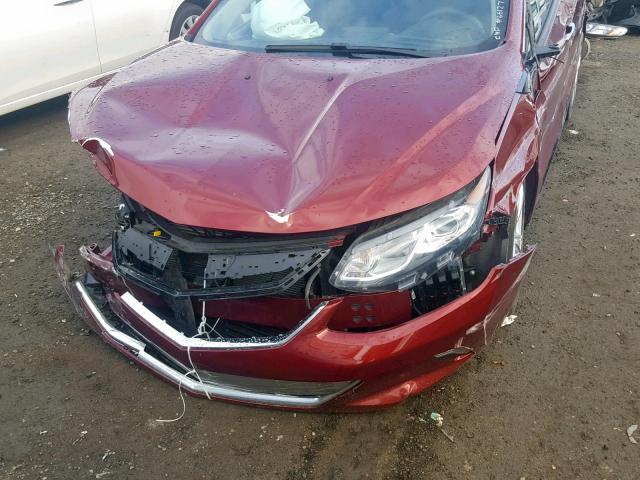 1G1RC6S5XHU107838 - 2017 CHEVROLET VOLT LT RED photo 7