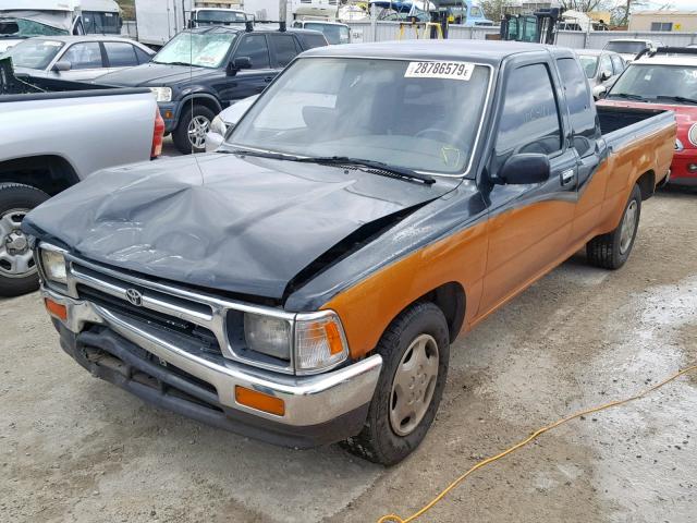 JT4RN93P0P5080970 - 1993 TOYOTA PICKUP 1/2 TWO TONE photo 2