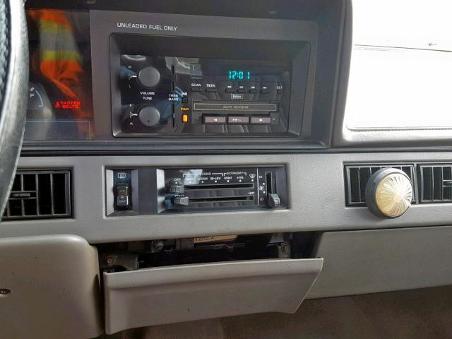 1G3AG55NXP6424620 - 1993 OLDSMOBILE CUTLASS CI BLUE photo 9