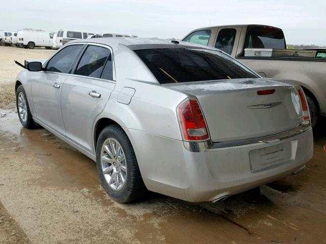 2C3CCACGXCH216610 - 2012 CHRYSLER 300 LIMITE SILVER photo 3