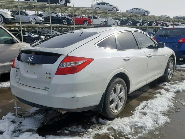 5J6TF2H57CL010061 - 2012 HONDA CROSSTOUR WHITE photo 4