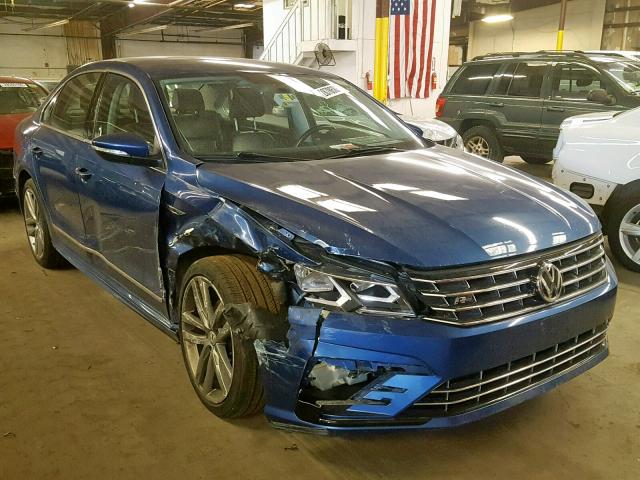 1VWDT7A34HC036923 - 2017 VOLKSWAGEN PASSAT R-L BLUE photo 1